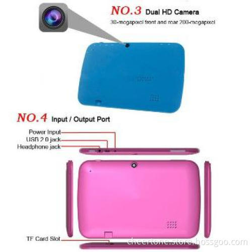 7 inch children android tablet with android 4.1